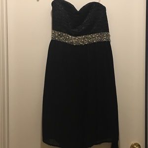 ♦️BNC♦️Black Strapless Dress